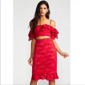 Free People- In Your Eyes - Lace Skirt Set